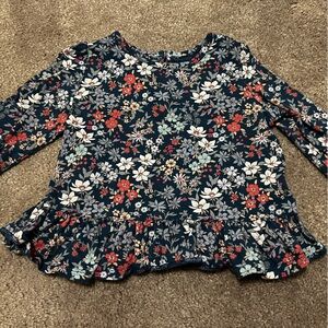 Baby Gap | Floral Peplum Top